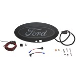 LED Grille Emblem - All Mounting Hardware & Plug N Play to Fuse Box Wiring Included