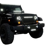 Putco Luminix Jeep High Power LED Headlights-Installed