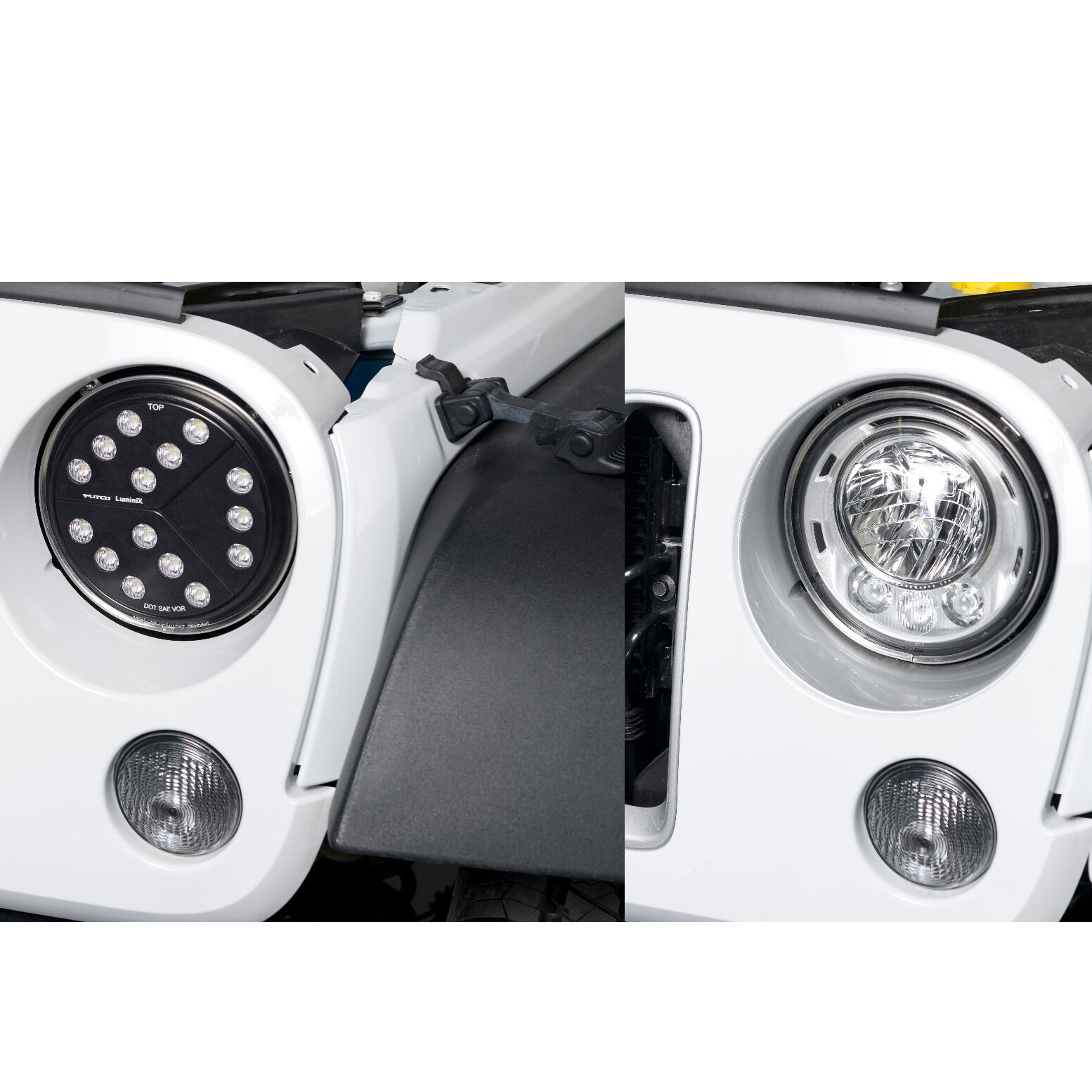 Putco Luminix Jeep Wrangler High Power LED Headlights