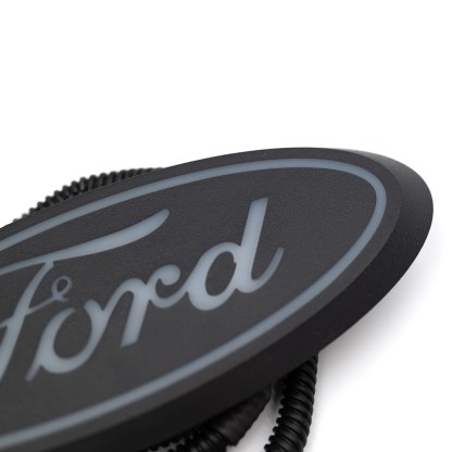 Putco Luminix LED Red Oval Tailgate Emblem-92752-Close Up