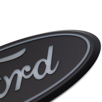 Putco Luminix LED Red Oval Tailgate Lighted Emblem-92604-Close Up