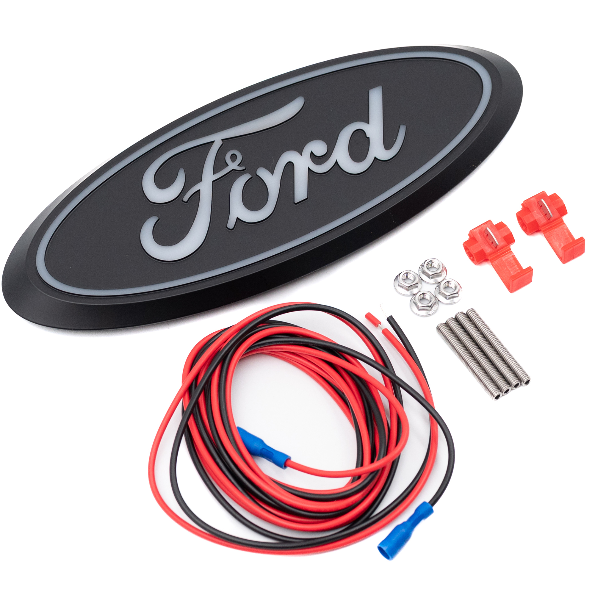 RUXIFEY Lot de 2 feux de plaque d'immatriculation LED avec tube néon OLED rouge compatibles avec Ford F150 F250 F350 F450 F550 Superduty Ranger Explorer Bronco Excursion Expedition, 6500 K, blanc RUXIFEY Lot de 2 feux de plaque d'immatriculation LED avec tube néon OLED rouge compatibles avec Ford F150 F250 F350 F450 F550 Superduty Ranger Explorer Bronco Excursion Expedition, 6500 K, blanc