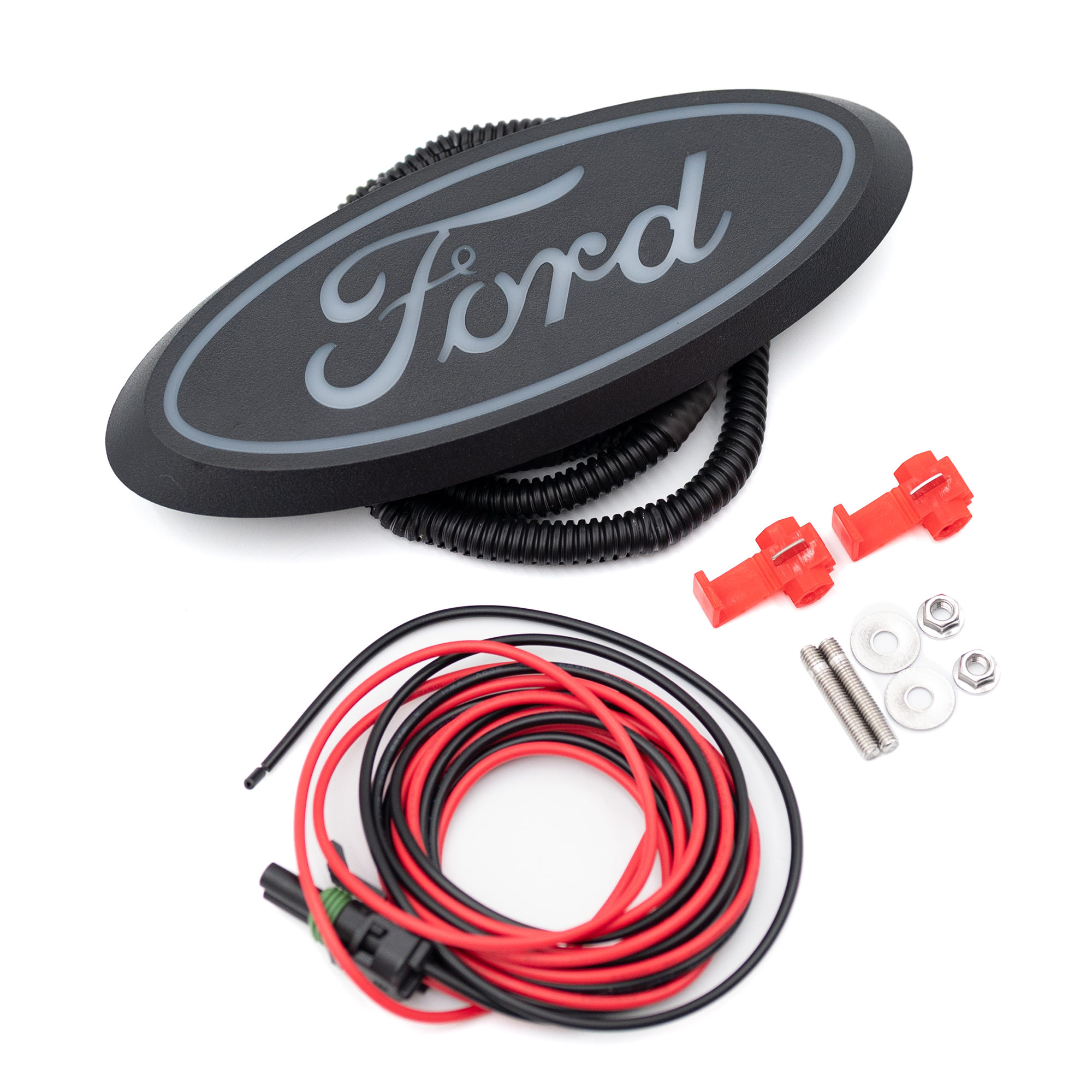 92751-X - Putco Luminix LED Red Oval Tailgate Lighted Emblem