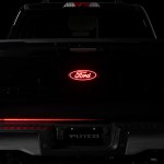 Putco Luminix Red LED Ford Tailgate Emblem - Ford SuperDuty