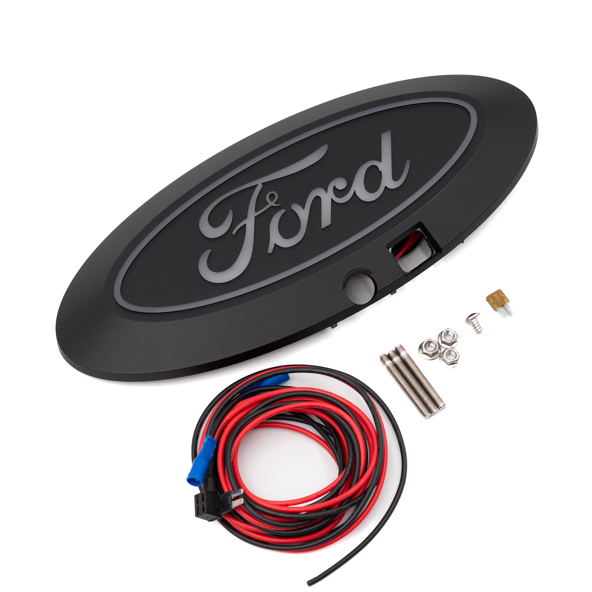 92602-X - Putco Luminix White LED Grille Emblem Fits Ford F150