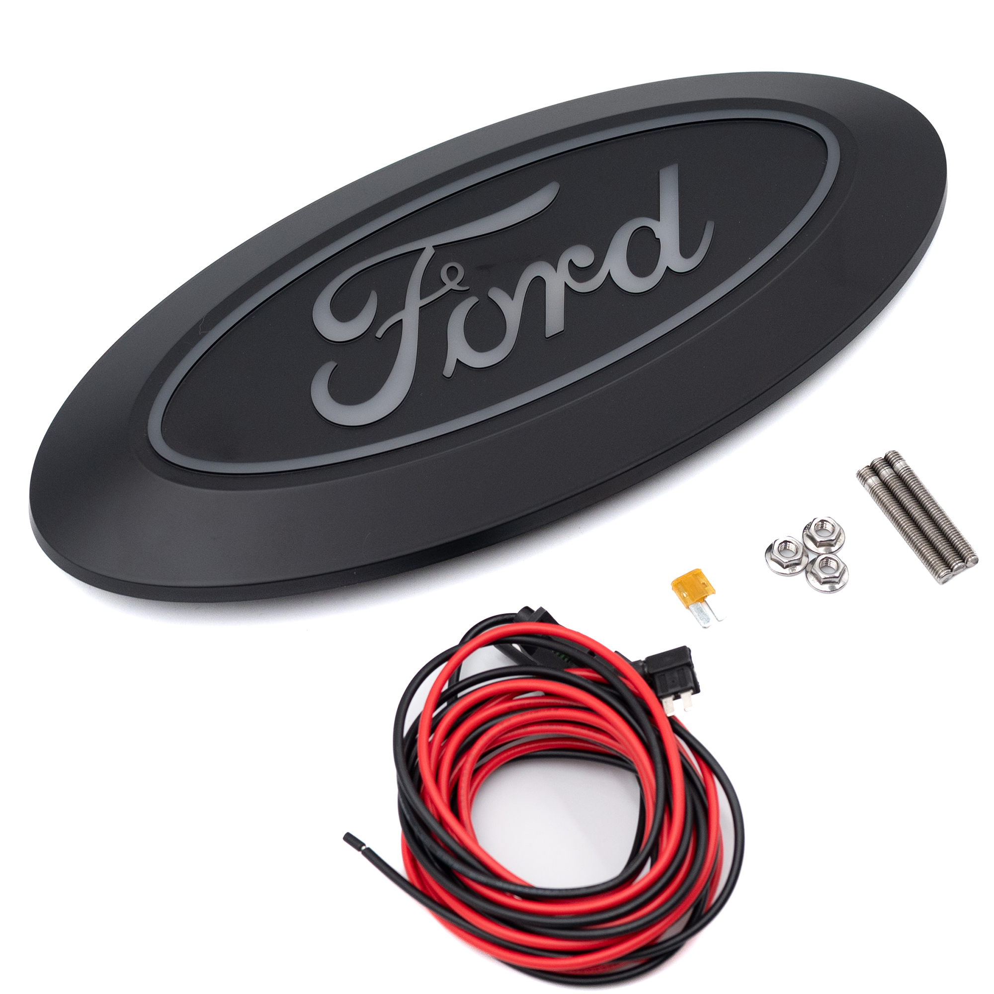 92603-X - Putco Luminix White LED Grille Emblem Fits Ford F150