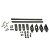 Putco Matte Black Sport Side Rail for Chevrolet Silverado , Colorado and GMC Sierra, Canyon (11) Putco Sport side rail - Direct-fit, no drill, all hardware included!