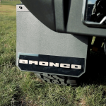 Putco Mud Skins Bronco Logo Mud Flaps - Close Up