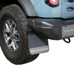 Putco Mud Skins Bronco Logo Mud Flaps - HEX Style - Rear wheels