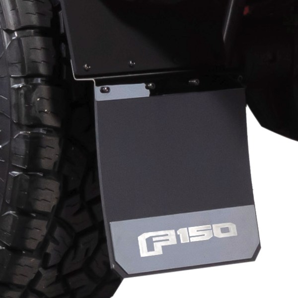 78510FD Putco Solid F150 Logo Mud Flaps Front Set (Set of 2) Fits Ford F150 20152025