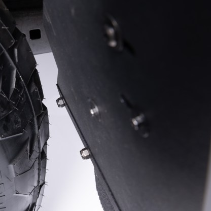 Putco Mud Skins Ford Logo Mud Flaps - Close up