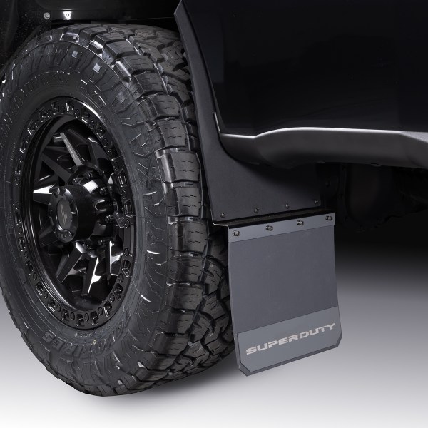 Super Duty Mud Flaps with Ford Licensed Logo