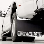 Putco Polished Stainless Steel HEX Mud Skins-Ford SuperDuty