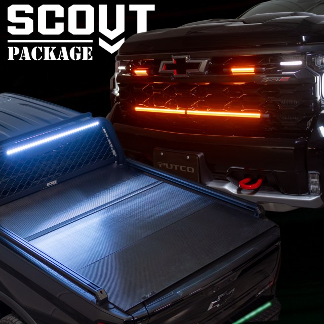 Putco Scout Package - The Ultimate Lighted Chase Rack System of its class.
