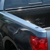 Stainless Steel Bed Rail Caps with Stake Pocket Holes on Toyota Tundra Stainless Steel Bed Rail Caps with Stake Pocket Holes on Toyota Tundra