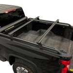 Putco T-Slot Locker Rails Shown with Rhino Vortex Aero Cross Bars & Tonneau (Tonneau & Rhino Rack Not Included)