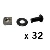 Putco TEC Hardware for T-slot tec channels part# 187TEC (1) Putco TEC Hardware for T-slot tec channels part# 187TEC (1)