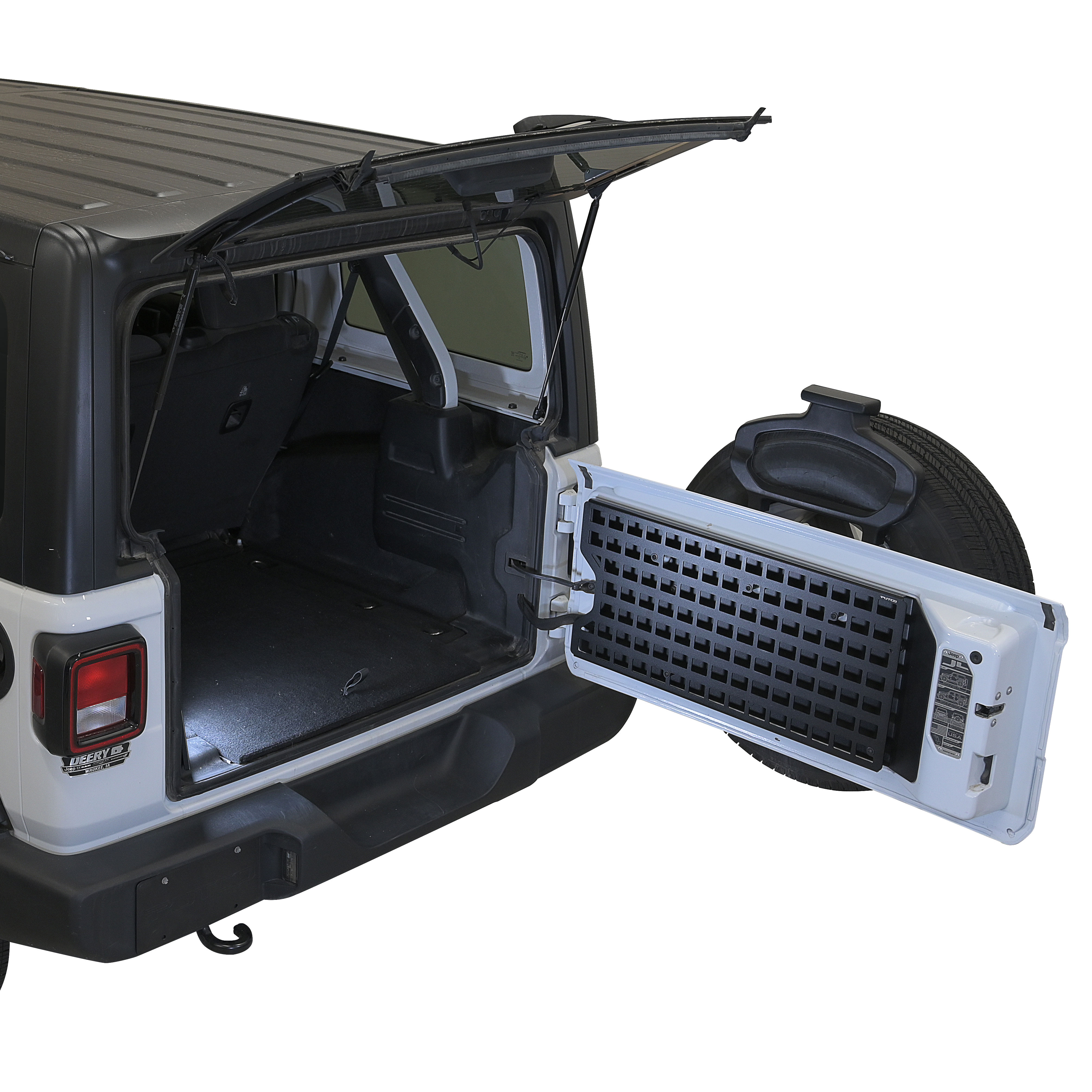 195250T-1 - 18-23 Jeep Wrangler JL Putco Tailgate Molle Panels