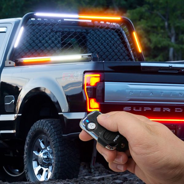 Putco Tap-N-Sync Programable Wireless Remote - Works with Work Blade Strobe Light Bars ( Turn ON/OFF & Switch Speed, Colors and Patterns with a touch of a button)