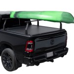 Putco Tec Rack with 16" Tall Uprights with Cross Bars on Ram truck (perfect for kayaks)