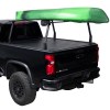 Putco Tec Rack with 24" Tall Uprights with Cross Bars On Chevy Silverado with Kayak