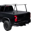 Putco Tec Rack with 27" Tall Uprights with Cross Bars On Chevy Silverado