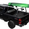 Putco Tec Rack with 27" Tall Uprights with Cross Bars On Ford SuperDuty With Kayak