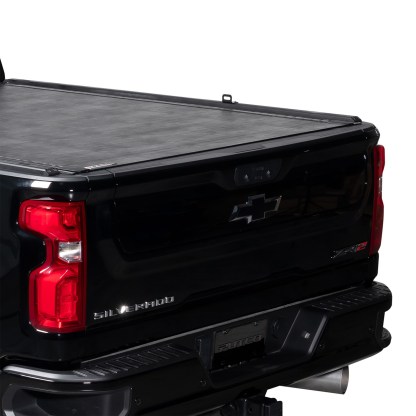Putco Tec Skins T-Slot Bed Rail Caps on Chevy Silverado 1500