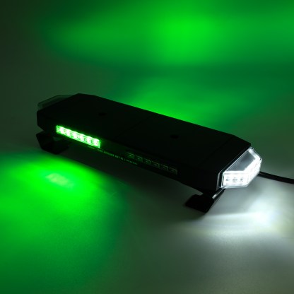 Putco Tri-Hornet LED Rooftop Light Bar Strobe Green & White
