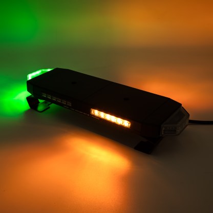 Putco Tri-Hornet LED Stealth Rooftop Light Bar Strobe Amber & Green