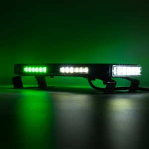 Putco Tri-Hornet LED Stealth Rooftop Strobe Light Bar (Amber, White & Green)