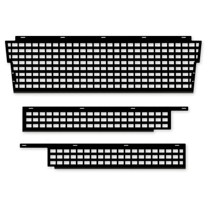 Putco Truck Bed Molle Panels - Driver, Passenger, Front Bulk - Toyota Tacoma