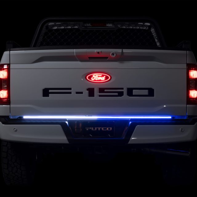 Putco Work Freedom Blade LED Light Bar-White and Blue - Blue and White Pattern