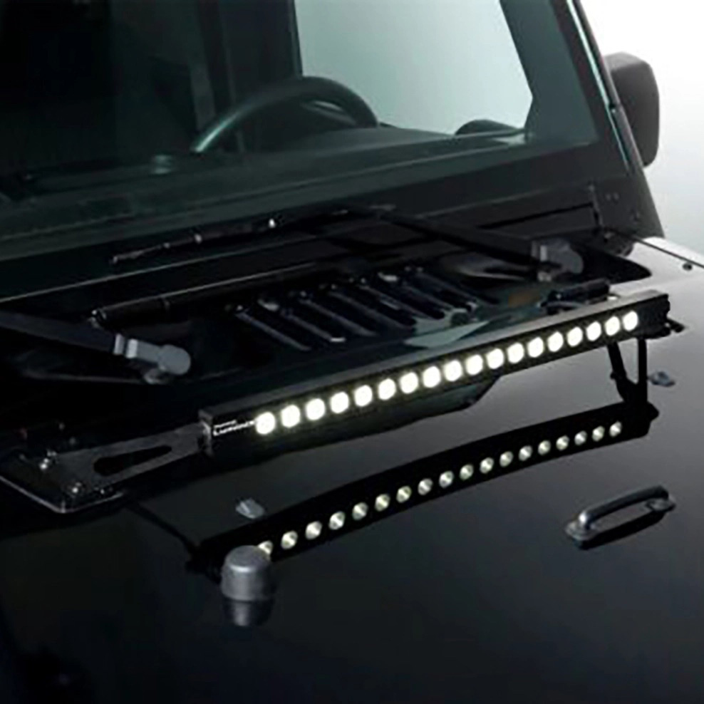 Putco Luminix Jeep Wrangler Hood Mounted LED Light Bar Kit