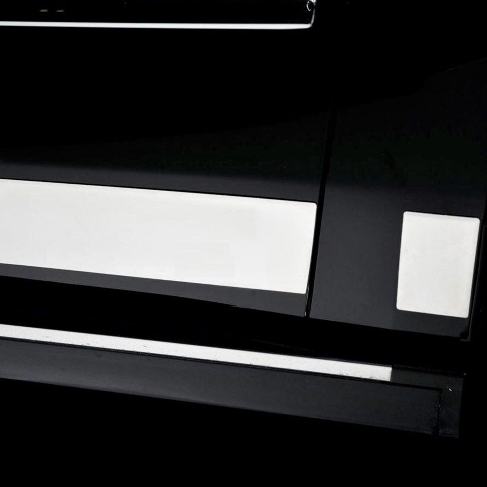 3751470 - 21-23 Ford F150 Putco Pro Stainless Steel Rocker Panels Kit Regular Cab 8' Bed