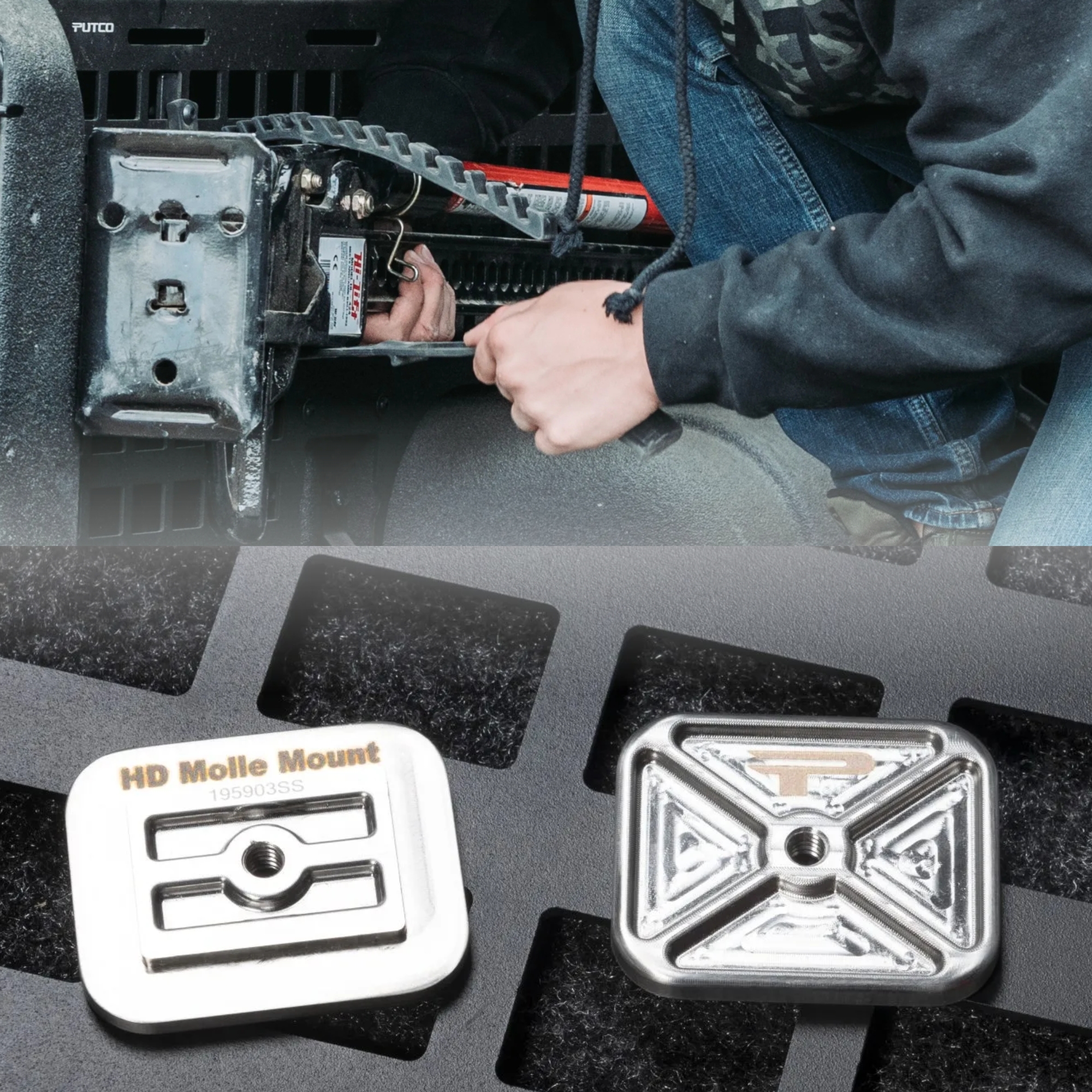 Putco stainless steel HD Molle mount Putco stainless steel HD Molle mount