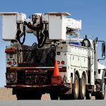 60" Work Blade LED Lights on Service Truck