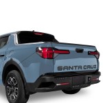 Santa Cruz Tailgate Lettering kit - black platinum, part# 55550BPSC