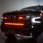 Scout Frontend Package Includes an Iconic 3 DRL Light bar that will work for specifically for each Year, Make and Model