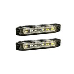 Set of Putco Stinger Lightheads with Amber, White and Blue Strobe LEDs