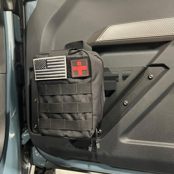 Bronco Side Pocket MOLLE - With Mounts In Use