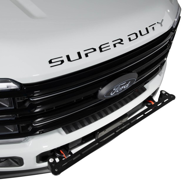 Super Duty Outfitted with Denominator, Hood Lettering Kit, and Luminix Emblem