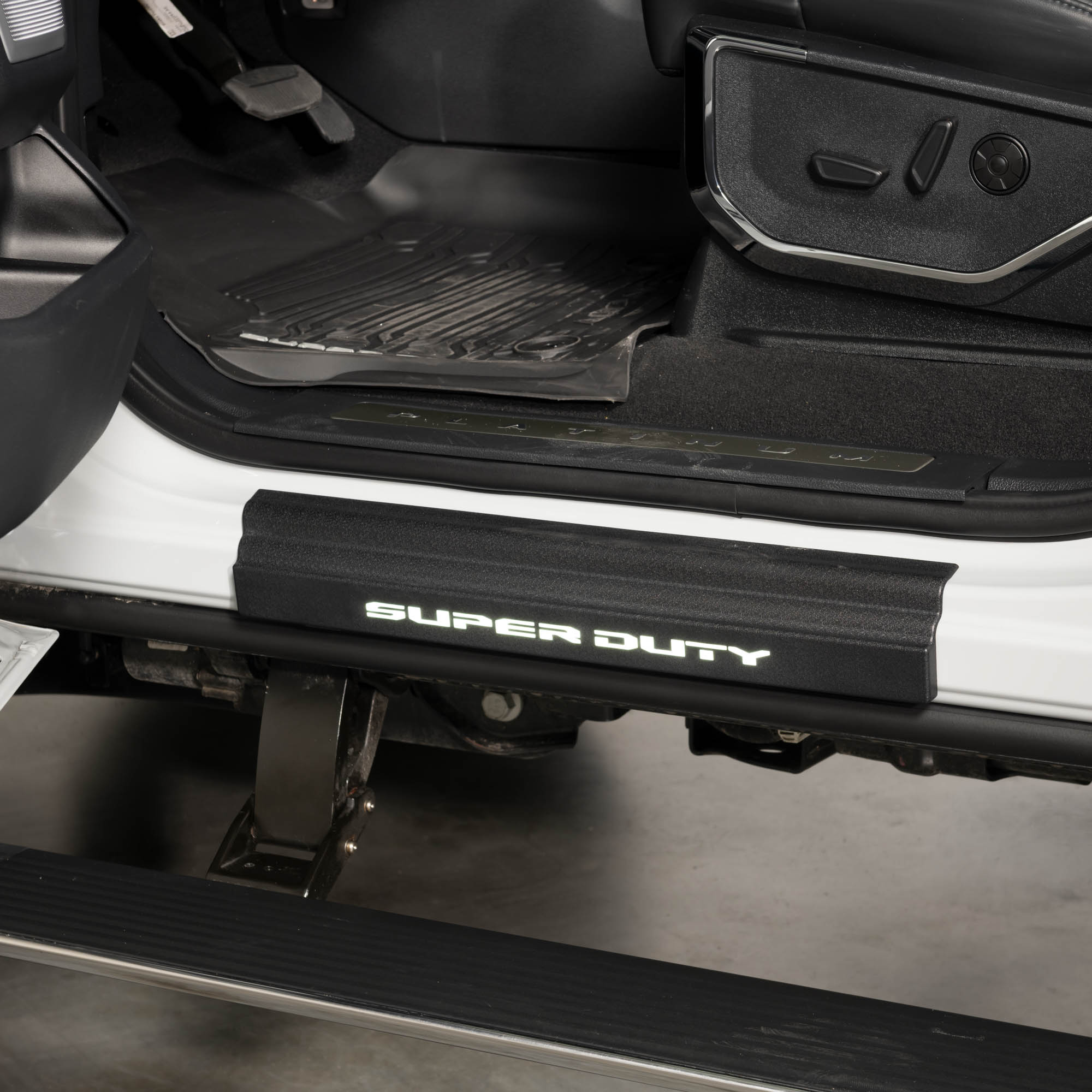 Luminix Ford Logo LED Door Sill With Dual-Color Injection Molded Construction Luminix Ford Logo LED Door Sill With Dual-Color Injection Molded Construction