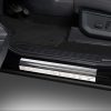 Super Duty Logo Door Sill Plates Kit Fits Ford F250, F350, F450, F550, 2023-2024 ( Driver Front View ) Super Duty Logo Door Sill Plates Kit Fits Ford F250, F350, F450, F550, 2023-2024 ( Driver Front View )