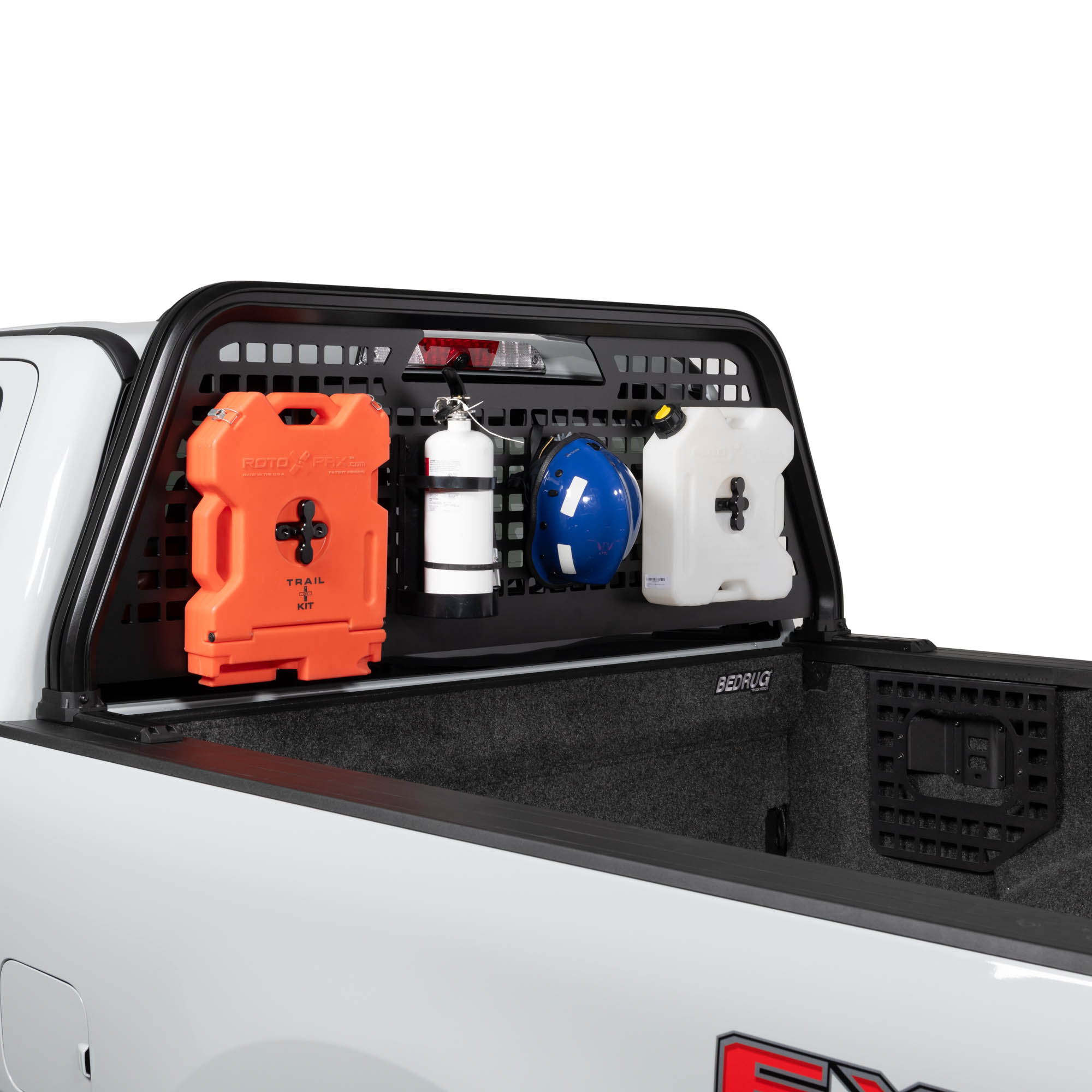 MOLLE Truck Headache Rack Emergency Gear Loadout System for Rapid Response Storage MOLLE Truck Headache Rack Emergency Gear Loadout System for Rapid Response Storage