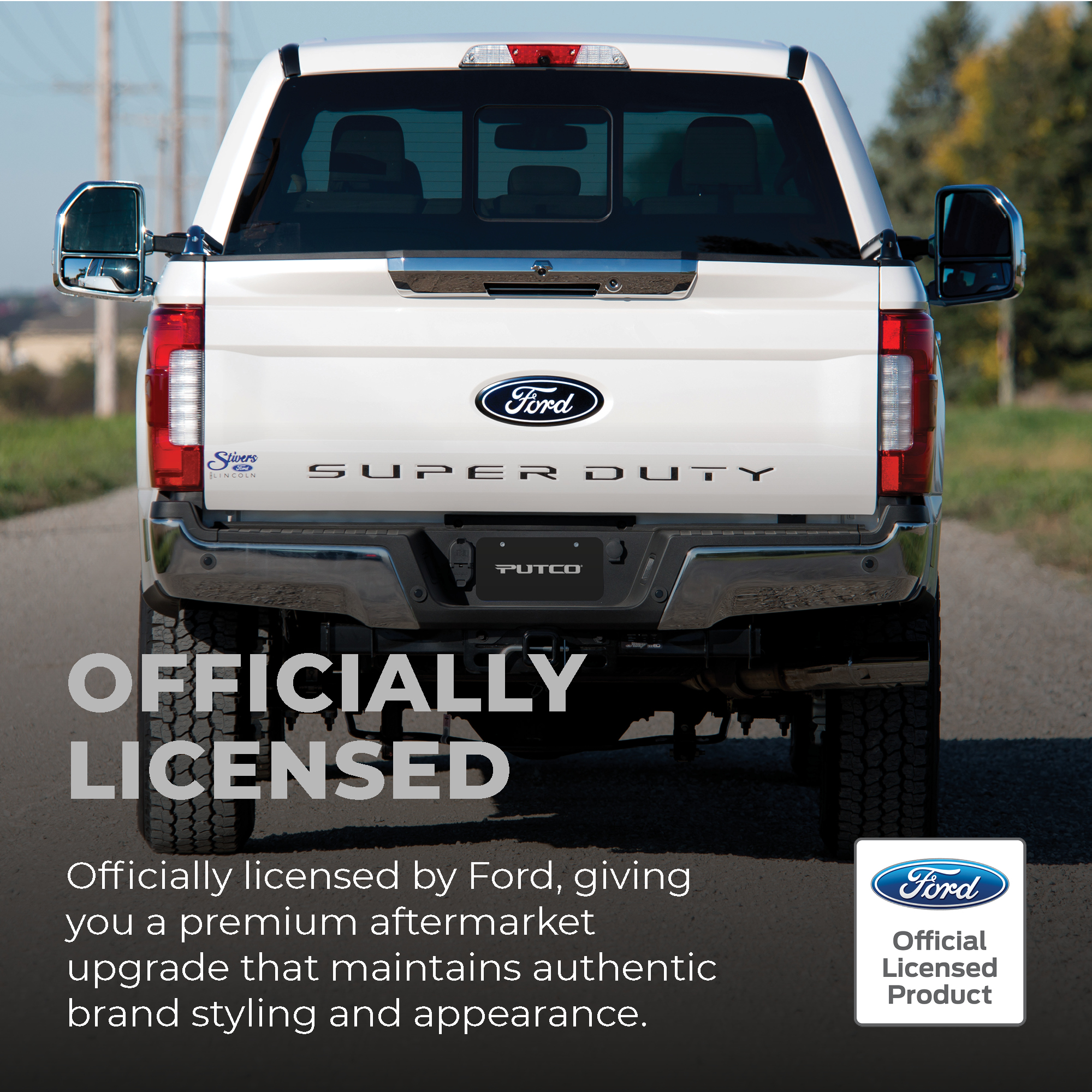 Super Duty Tailgate Letter Kit - Officially Licensed - Infographic