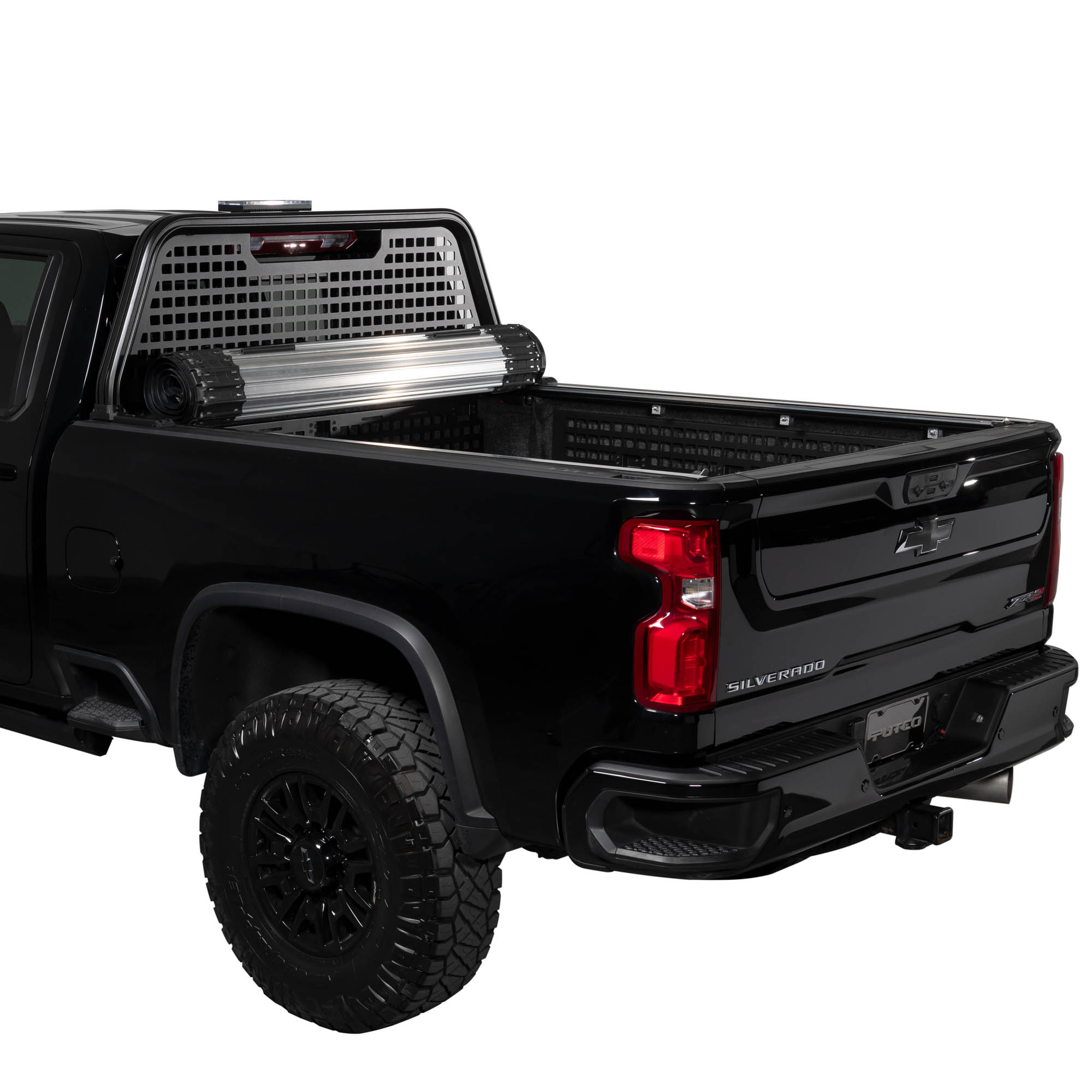 TEC Connect MOLLE Rack With Welded Center Panel and Textured Black Powder Coat Finish TEC Connect MOLLE Rack With Welded Center Panel and Textured Black Powder Coat Finish