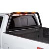 High-Output Dual Color 360° Beacon Light Mounted to Open Frame Cab Rack