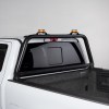 Amber Warning Beacon Light for Work Trucks Mounted to Open Frame Cab Rack