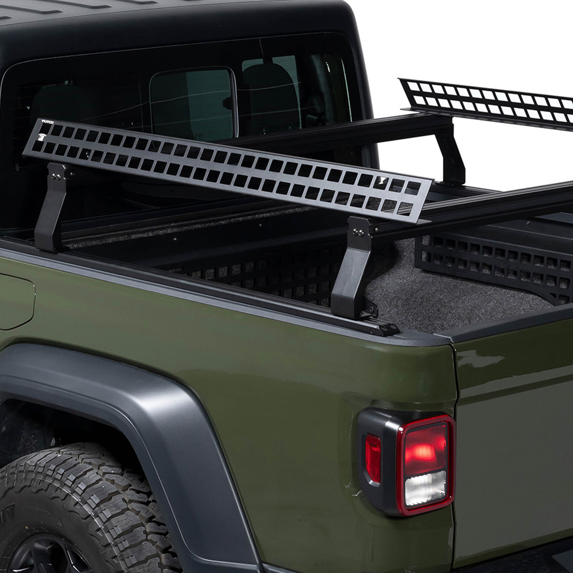 Quick Rack 2 on Gladiator (Shown with Molle Rack)